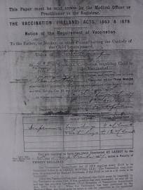 Health Vaccination Certificate