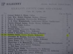 Motor Directory 1909